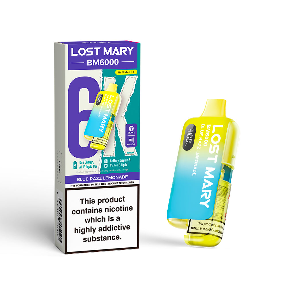 Lost Mary BM6000 Kit Blue Razz Lemonade