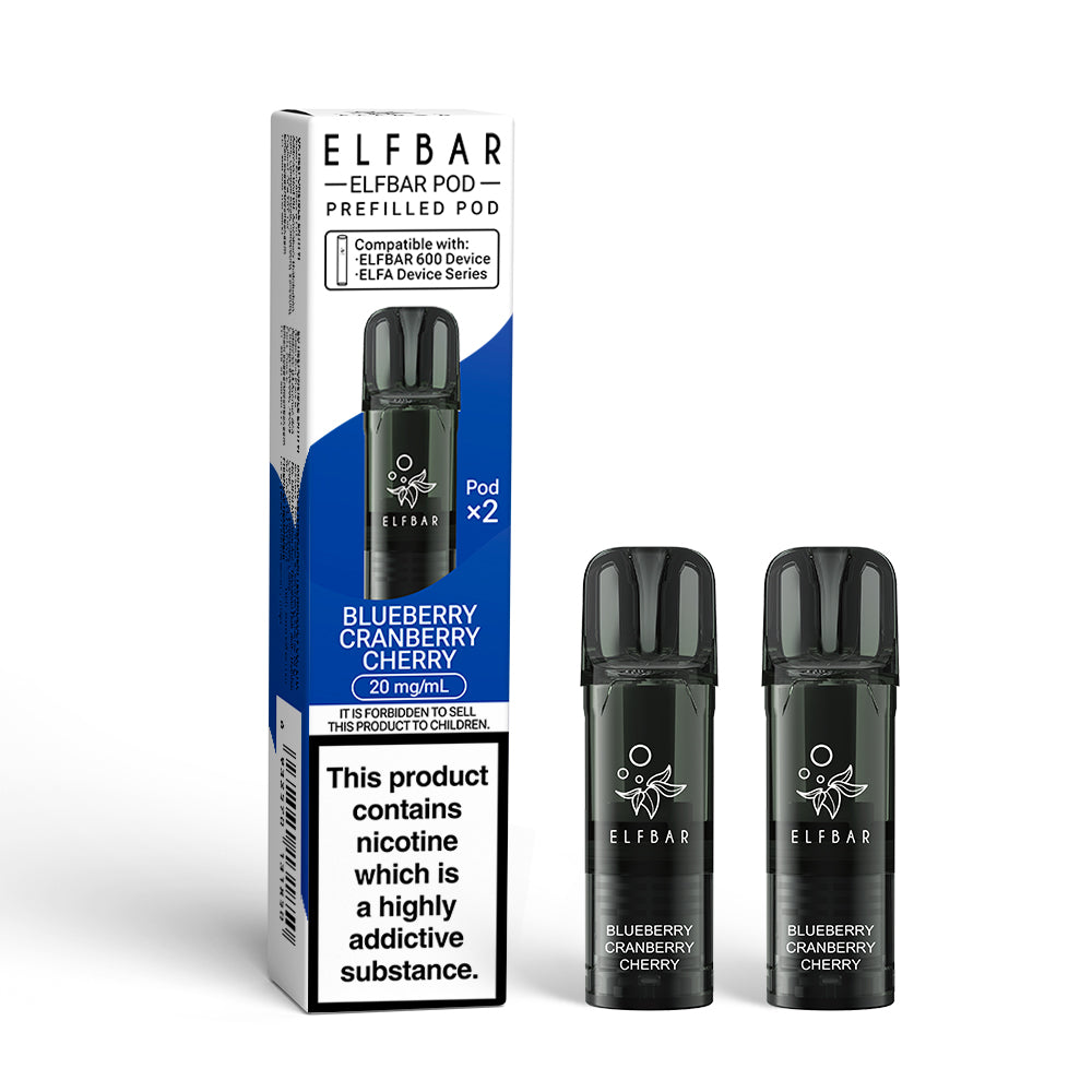 Elfbar 600 Pods Blueberry Cherry Cranberry