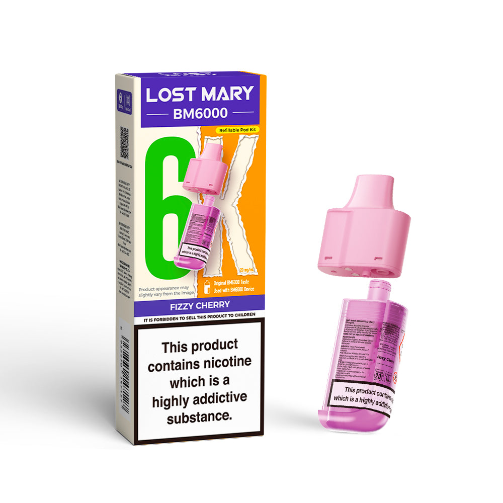 Lost Mary BM6000 Pods Fizzy Cherry