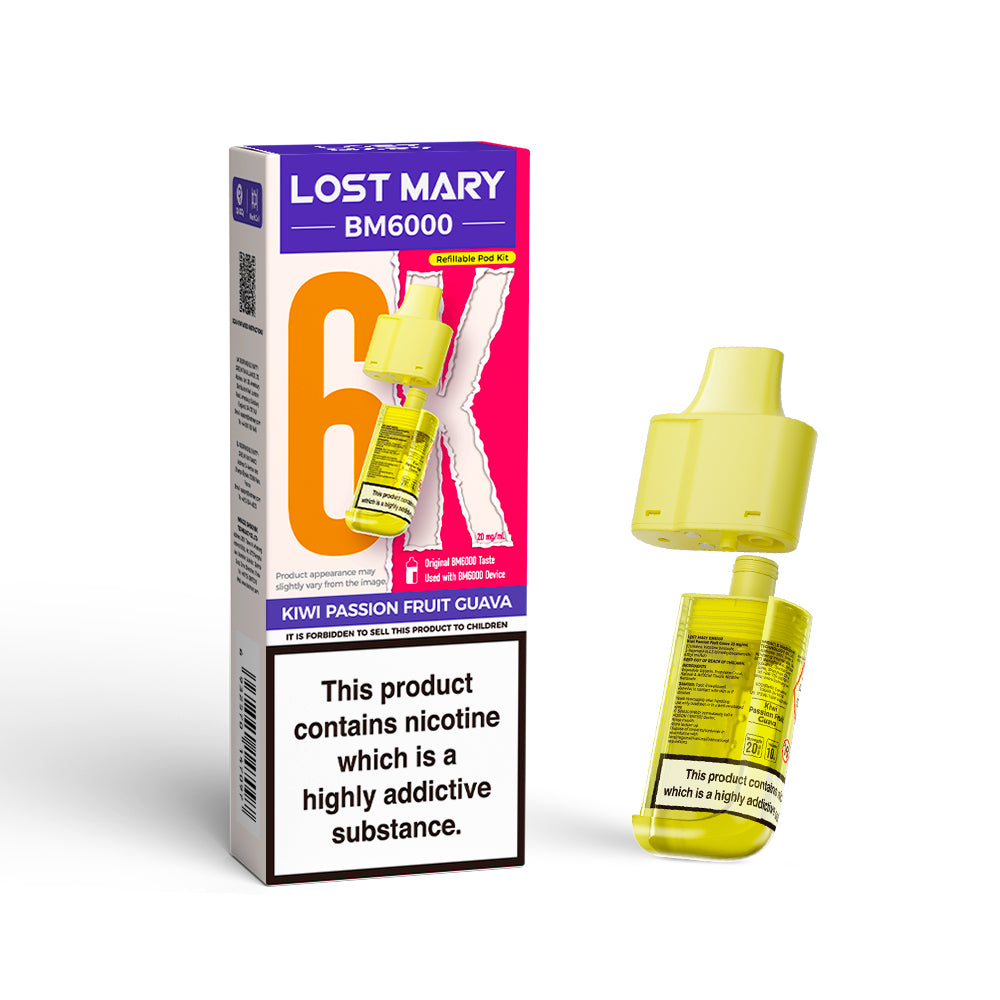 Lost Mary BM6000 Pods Kiwi Passionfruit Guava