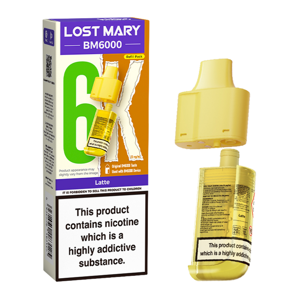 Lost Mary BM6000 Pods Latte