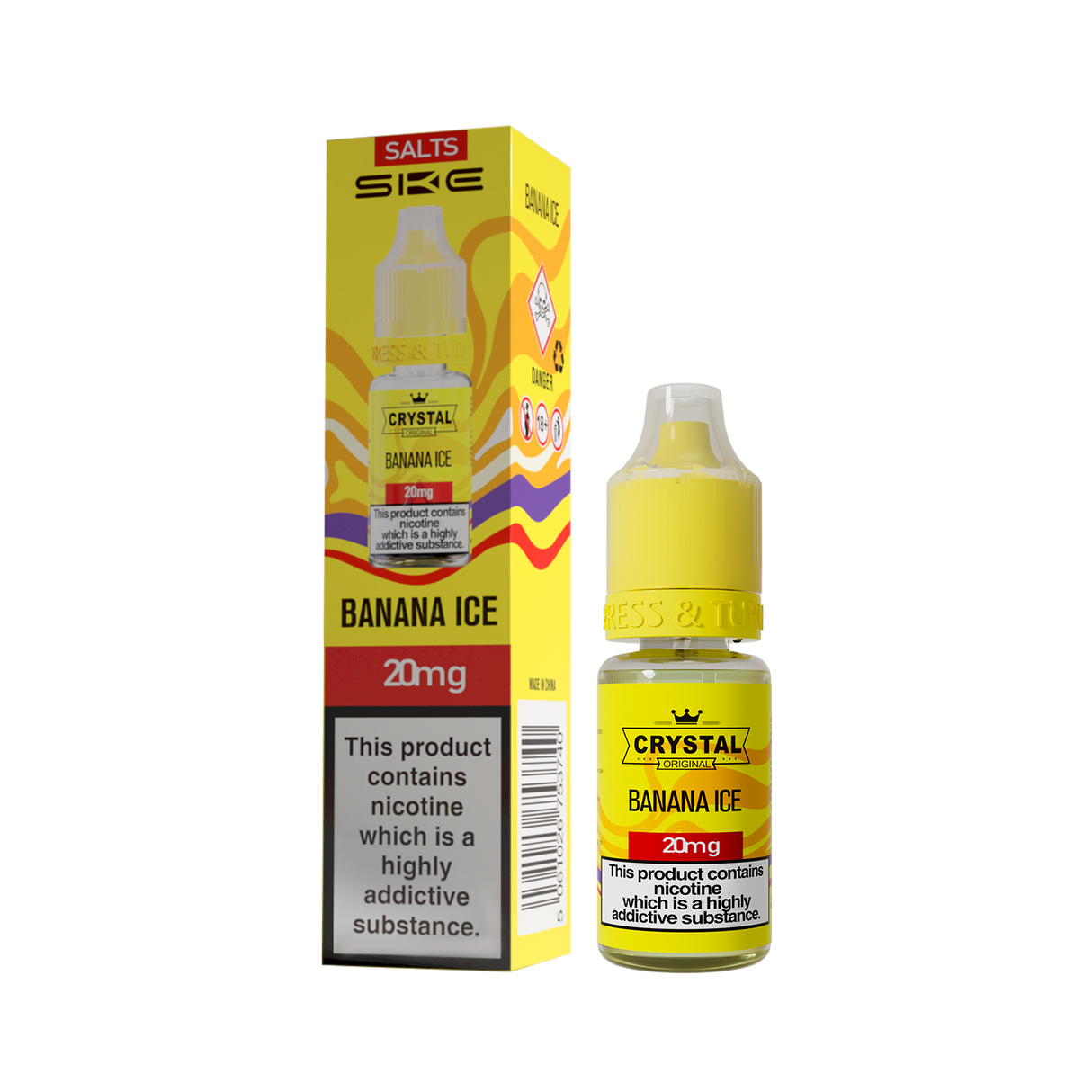SKE Crystal Nic Salts Banana Ice