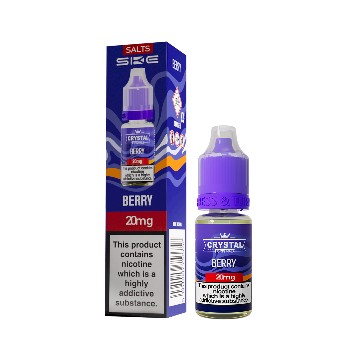 SKE Crystal Nic Salts Berry