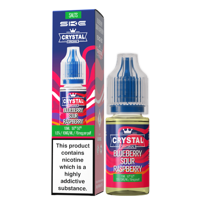 SKE Crystal Nic Salts Blueberry Sour Raspberry