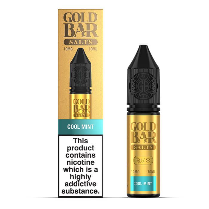 Gold Bar Nic Salts Cool Mint