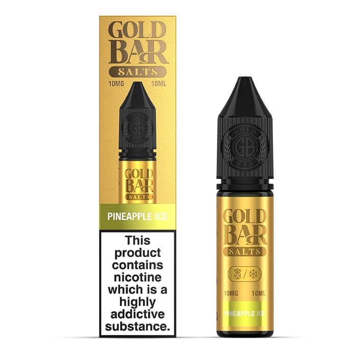 Gold Bar Nic Salts Pineapple Ice
