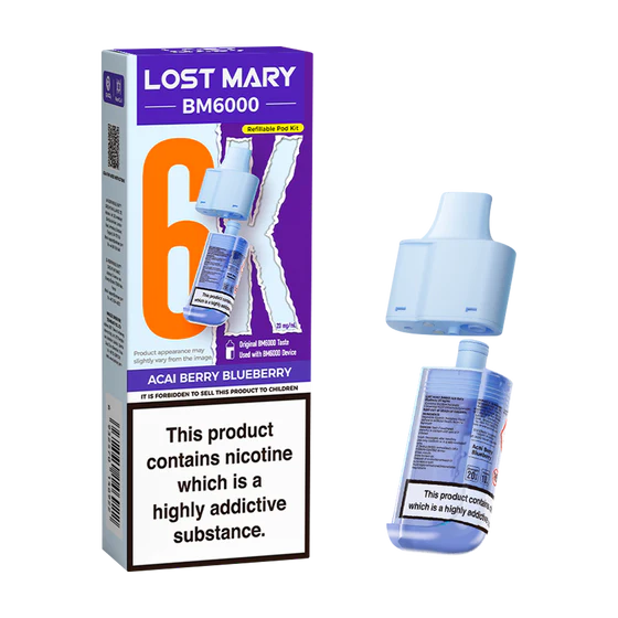 Lost Mary BM6000 Pods Acai Berry Blueberry