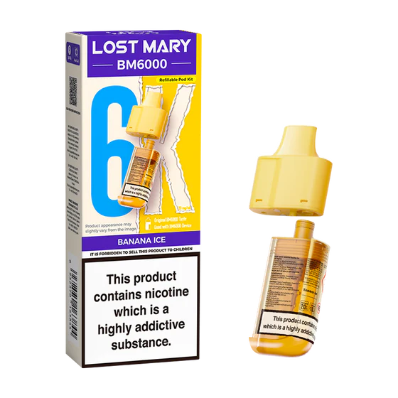 Lost Mary BM6000 Pods Banana Ice