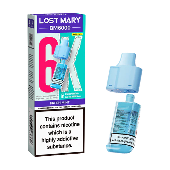 Lost Mary BM6000 Pods Fresh Mint