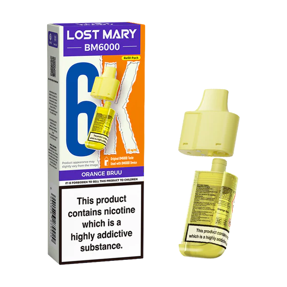 Lost Mary BM6000 Pods Orange Bruu