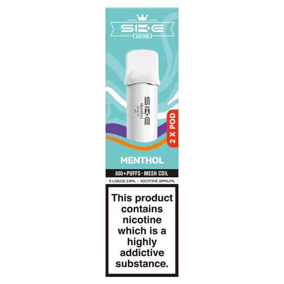 SKE Crystal Pro 600 Pods Menthol