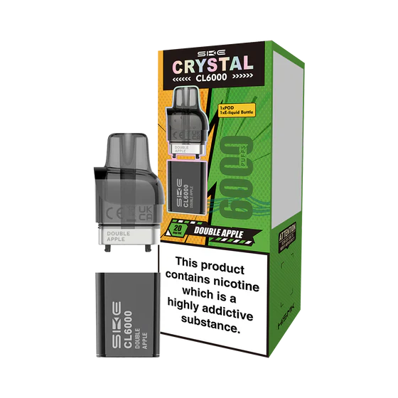 SKE Crystal CL6000 Pods Double Apple