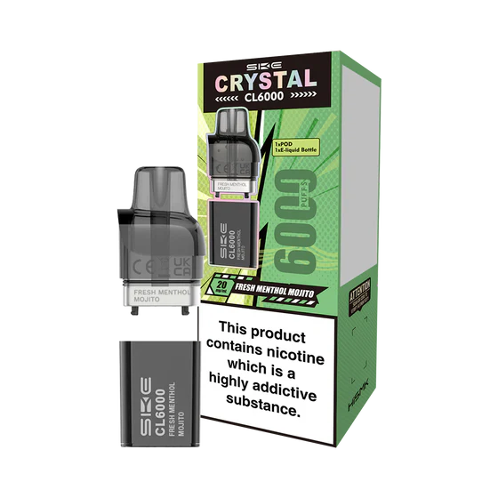 SKE Crystal CL6000 Pods Fresh Menthol Mojito