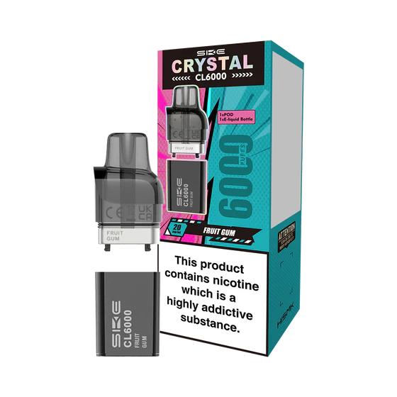 SKE Crystal CL6000 Pods Fruit Gum