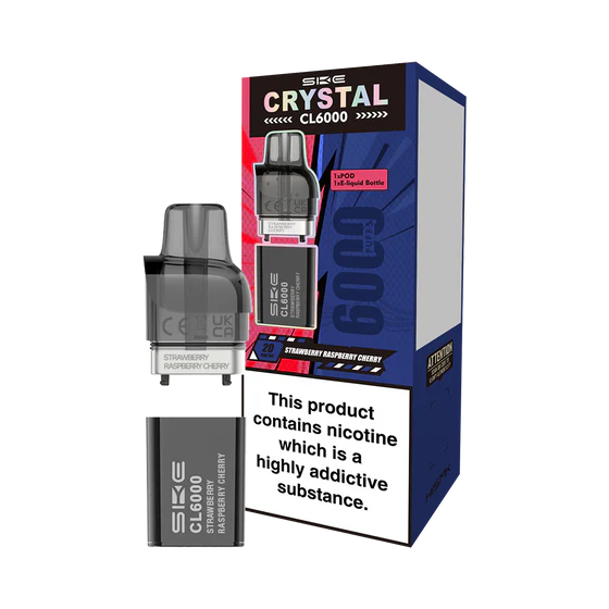 SKE Crystal CL6000 Pods Strawberry Raspberry Cherry