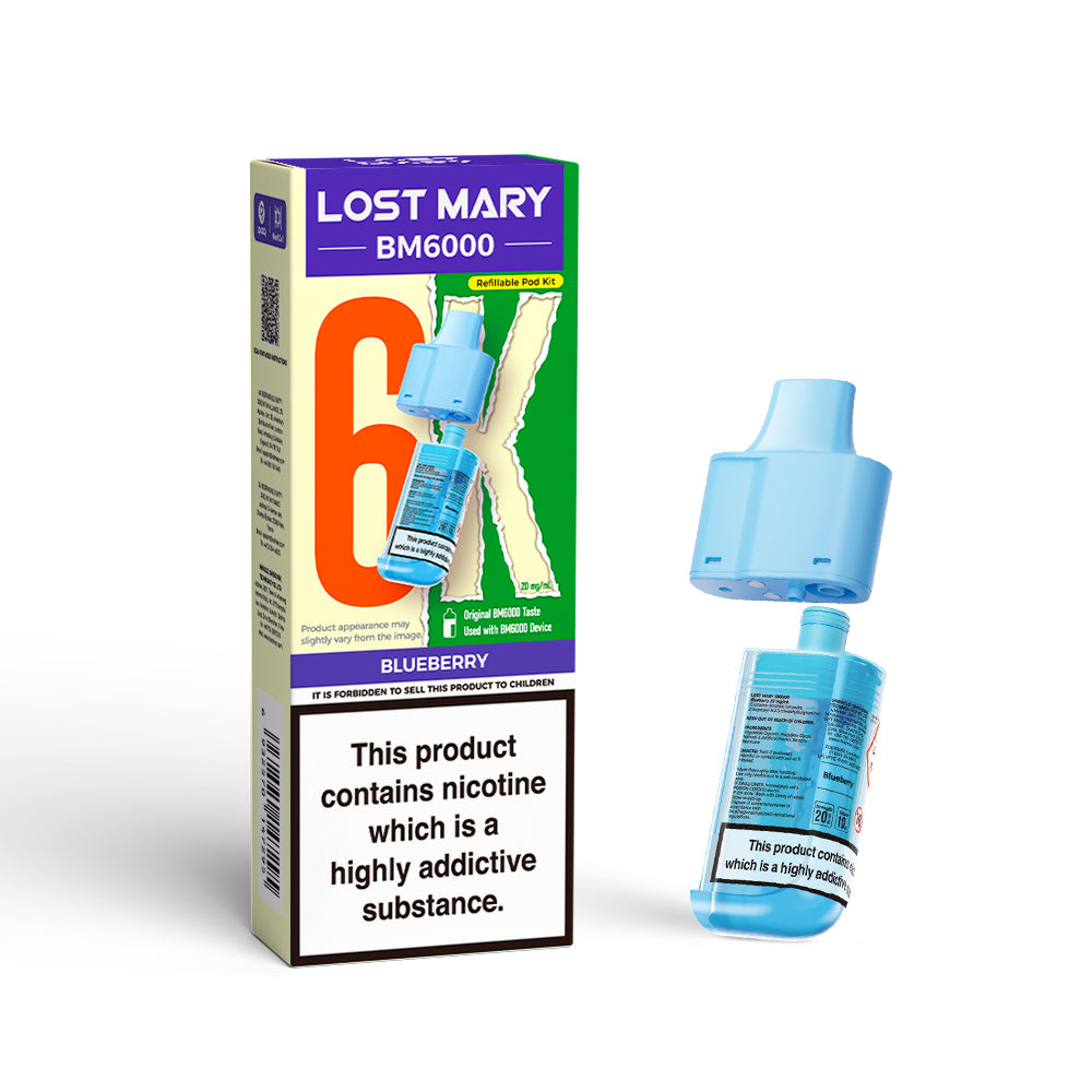 Lost Mary BM6000 Pods Blueberry