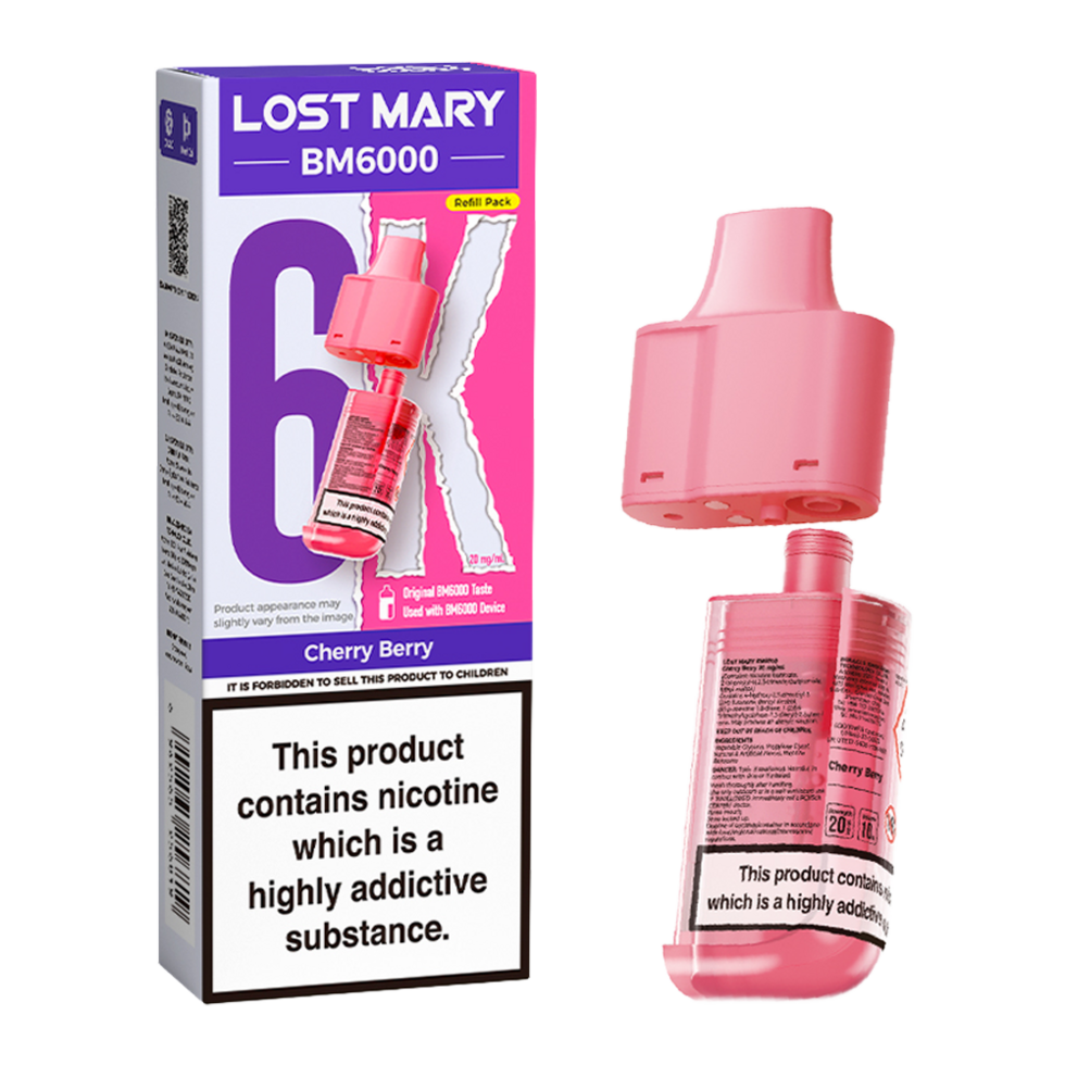 Lost Mary BM6000 Pods Cherry Berry