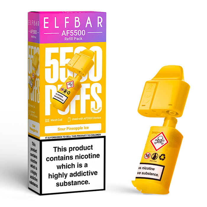Elfbar AF5500 Pods Sour Pineapple Ice