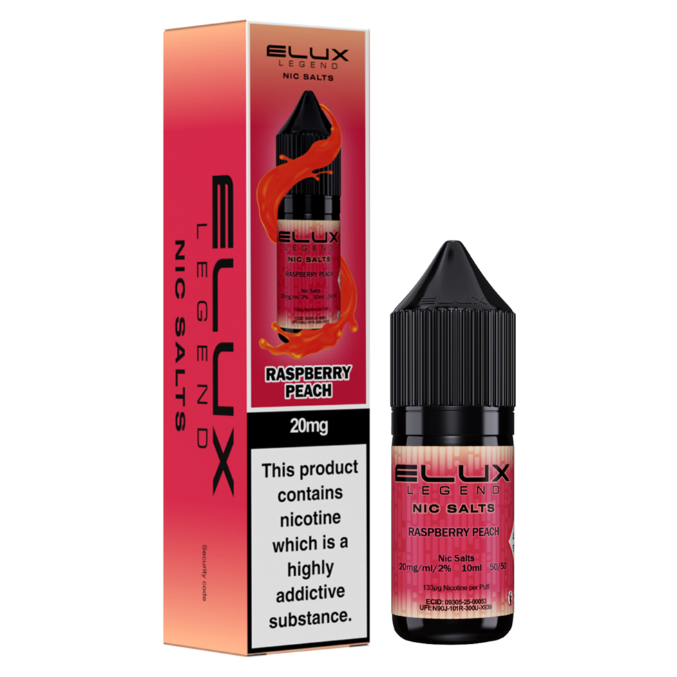 Elux Legend Nic Salts Raspberry Peach