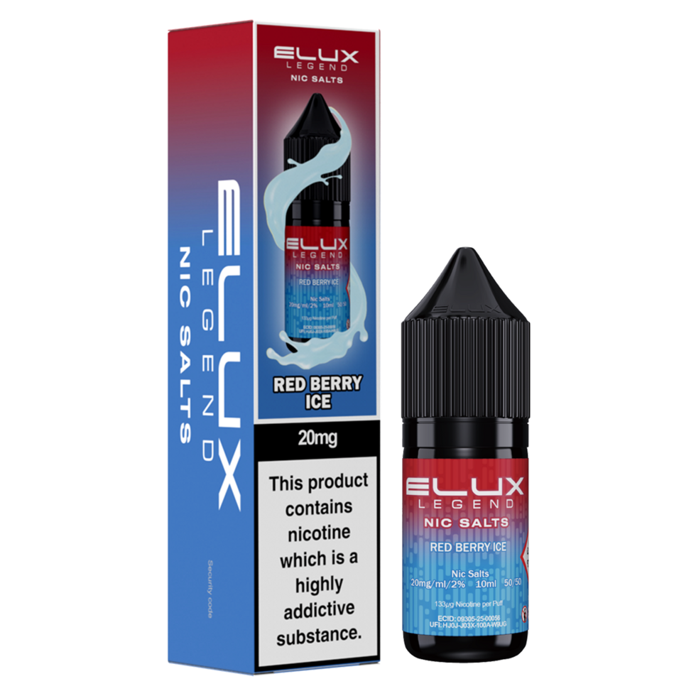 Elux Legend Nic Salts Red Berry Ice