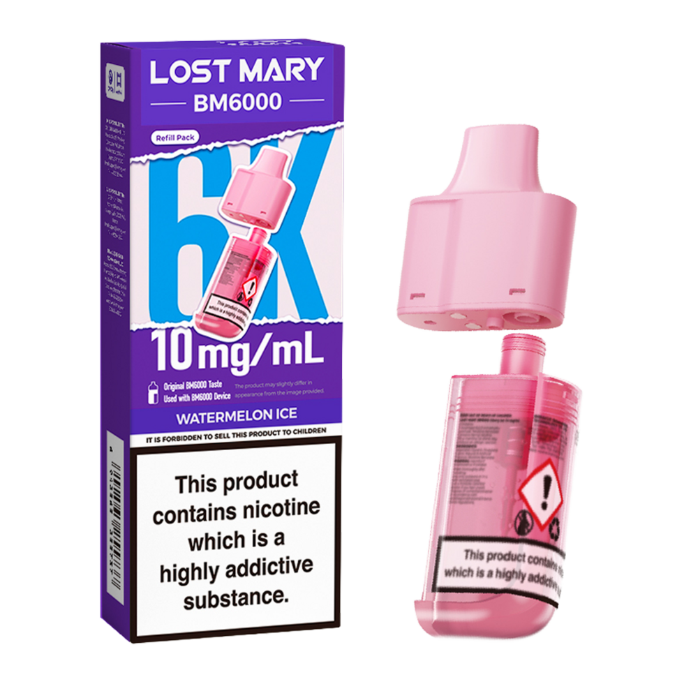 Lost Mary BM6000 Pods Watermelon Ice