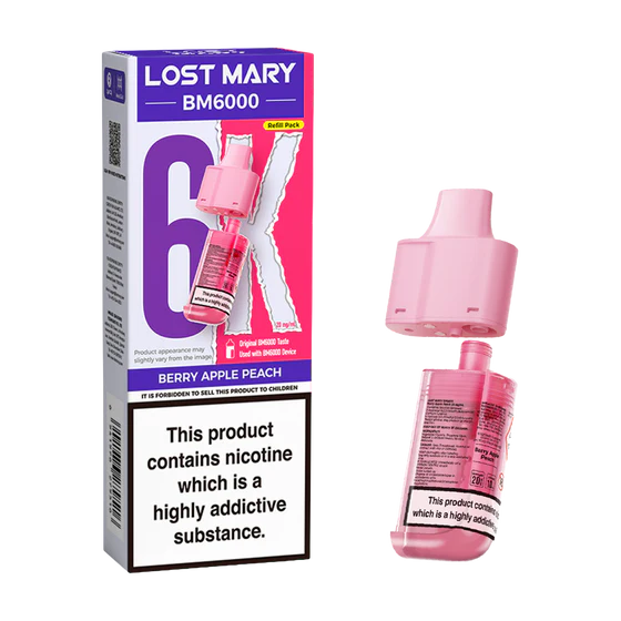 Lost Mary BM6000 Pods Berry Apple Peach